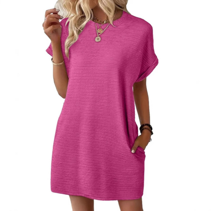 Nadia – Vestido camiseta minimalista