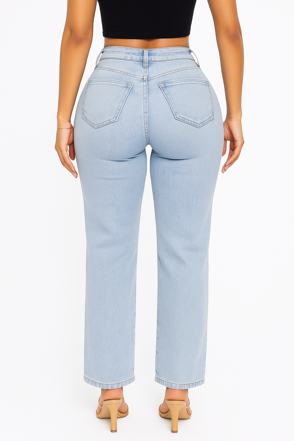 Verónica – Jeans realce de curvas cintura alta