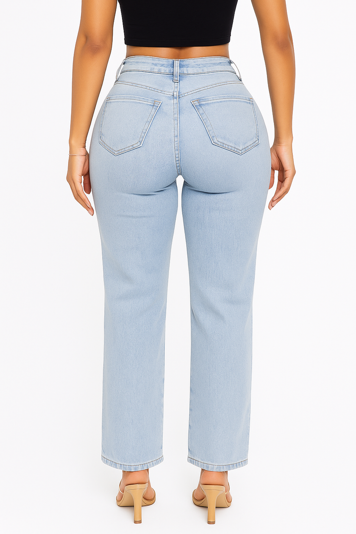 Verónica – Jeans realce de curvas cintura alta