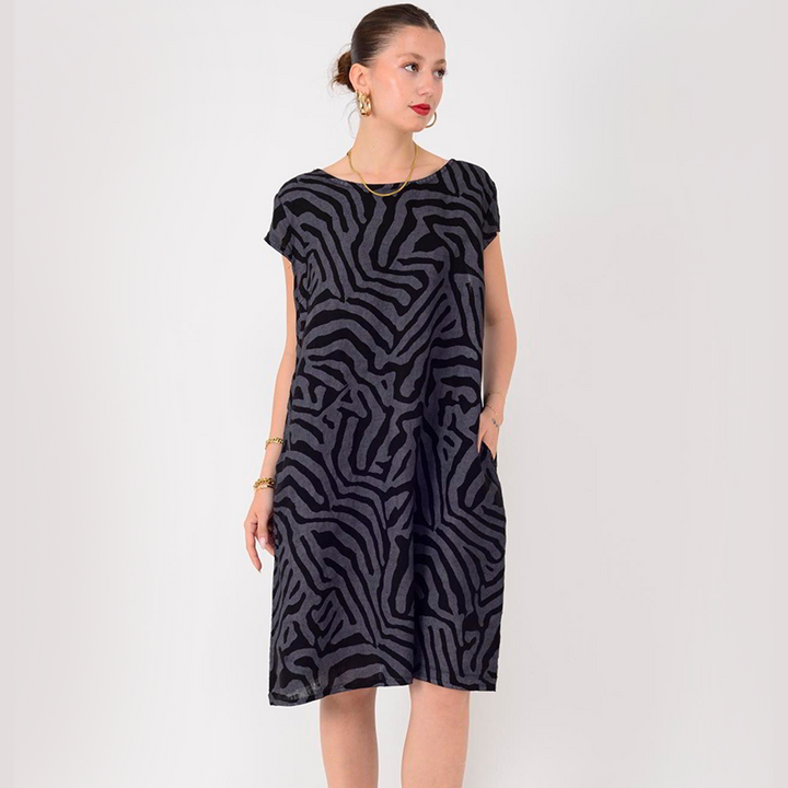 Inés – Vestido camiseta holgado casual