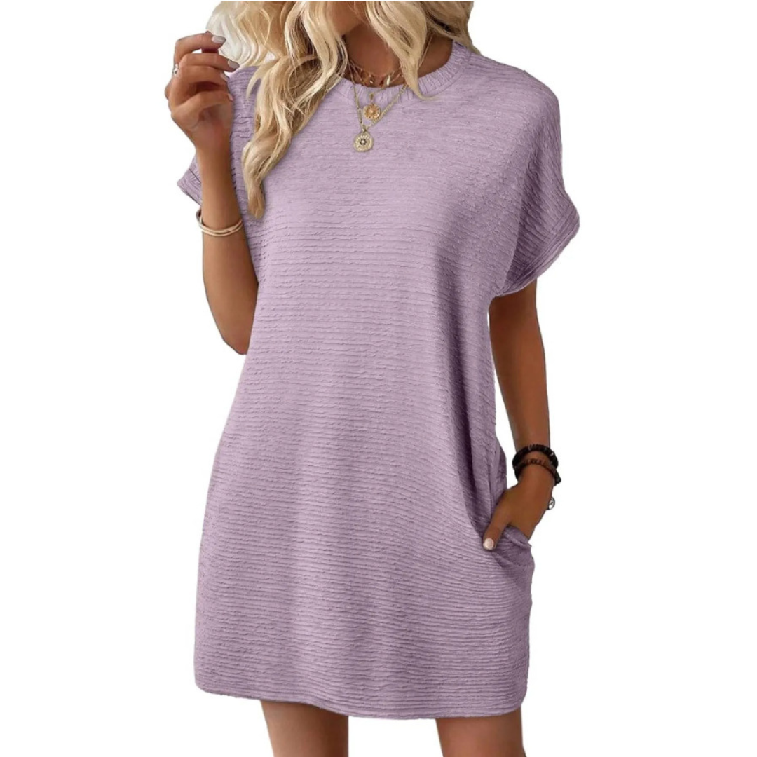 Nadia – Vestido camiseta minimalista