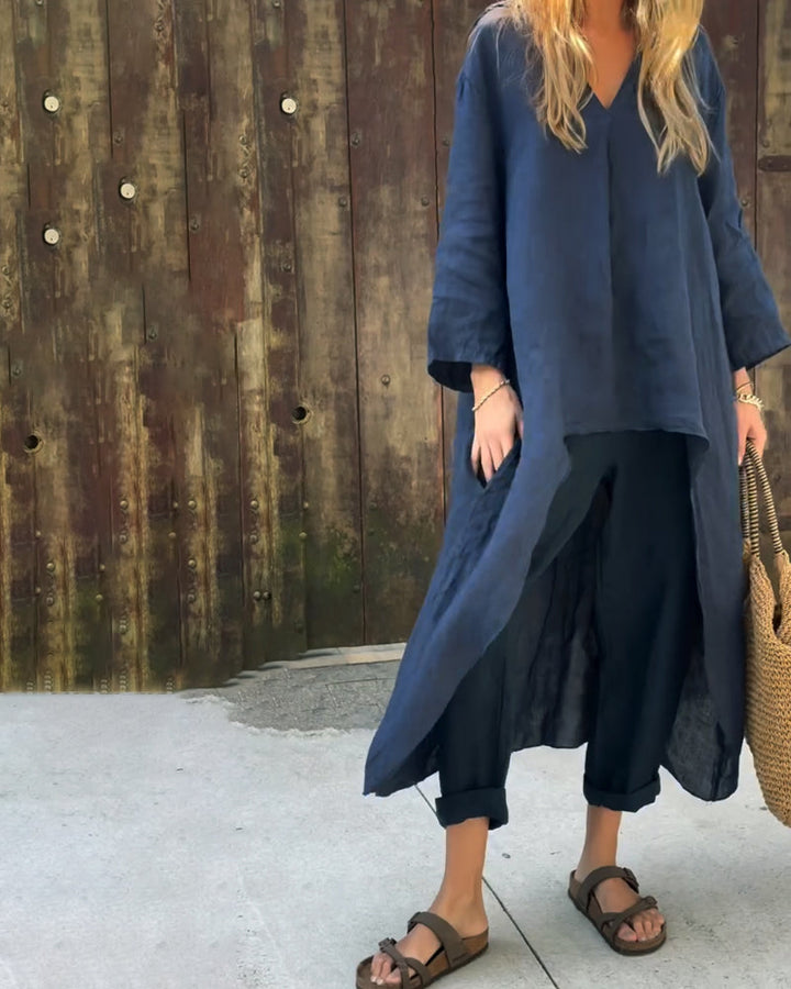 Paola - Conjunto de dos piezas chic con elegancia y estilo versátil.