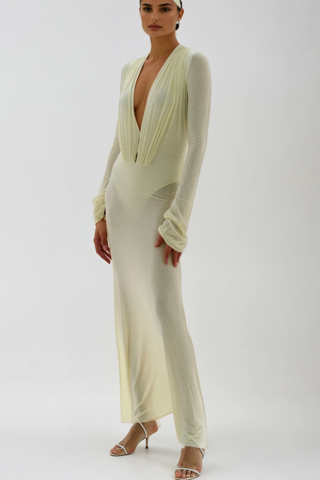 Vestido Maxi con escote en V