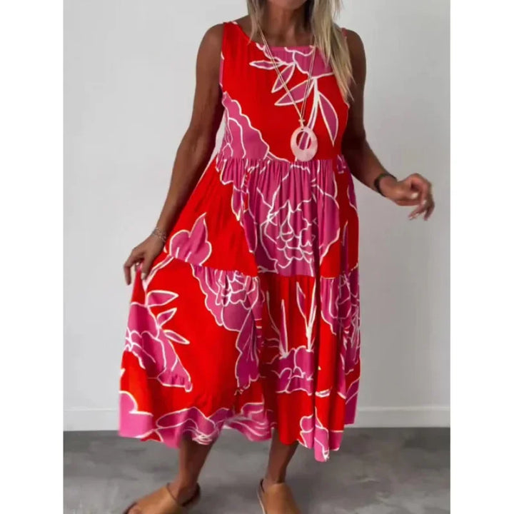 Salma – Vestido holgado y plisado
