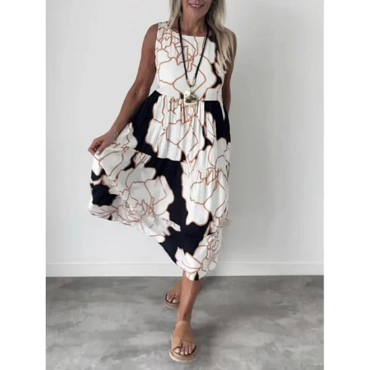 Salma – Vestido holgado y plisado