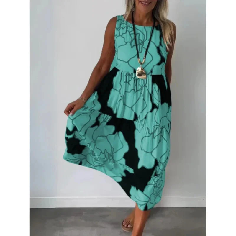 Salma – Vestido holgado y plisado
