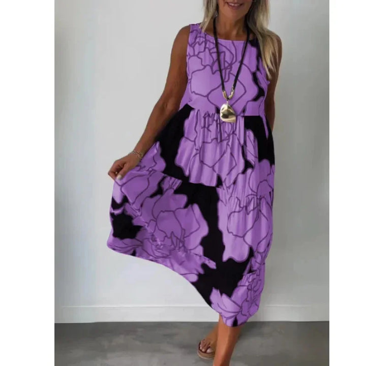 Salma – Vestido holgado y plisado