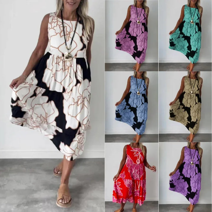 Salma – Vestido holgado y plisado