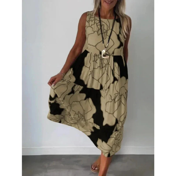 Salma – Vestido holgado y plisado