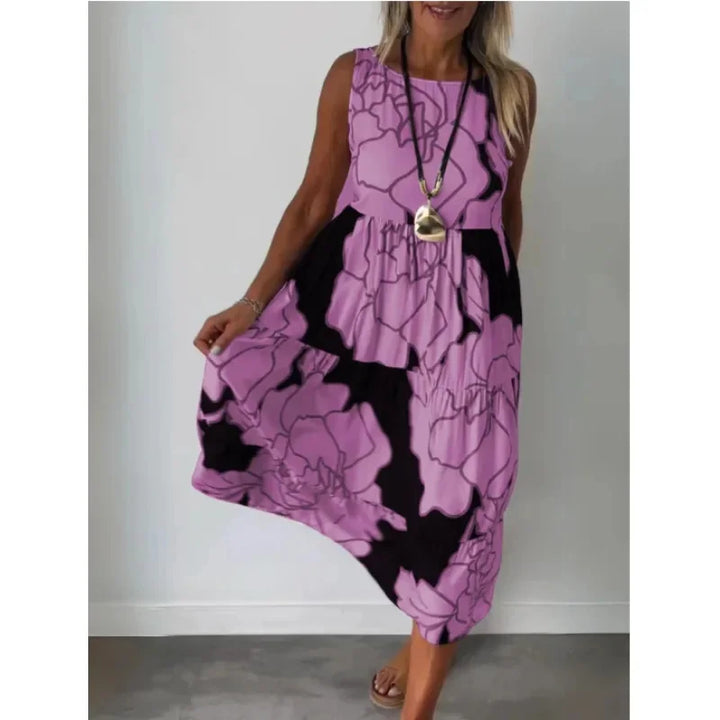 Salma – Vestido holgado y plisado