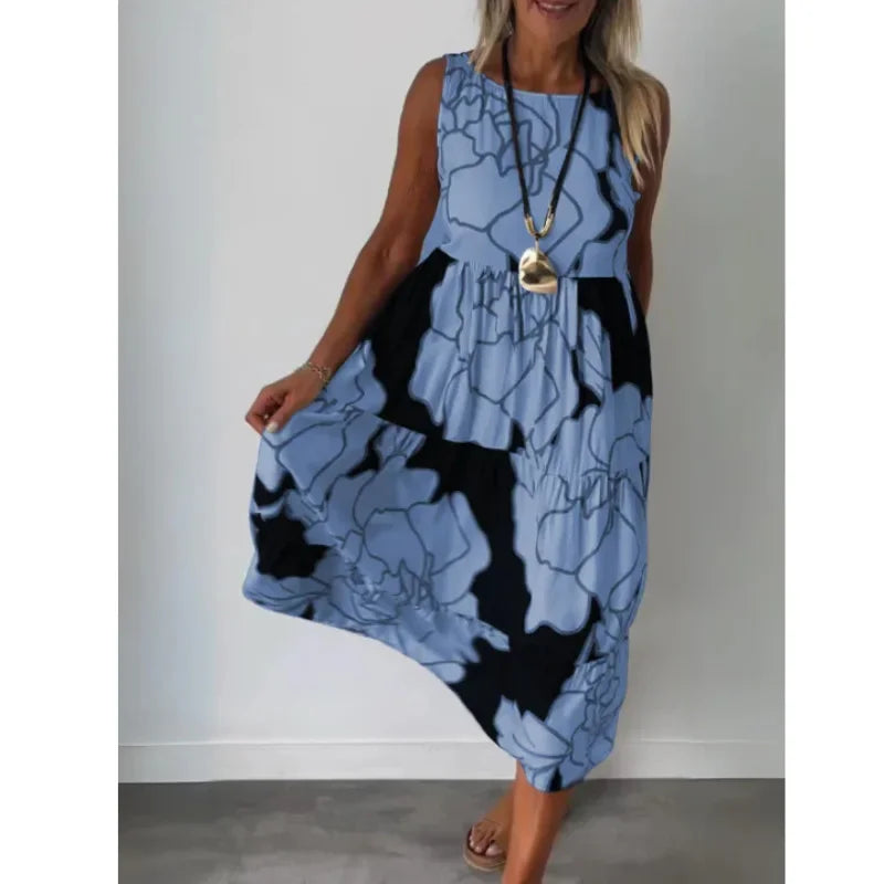 Salma – Vestido holgado y plisado