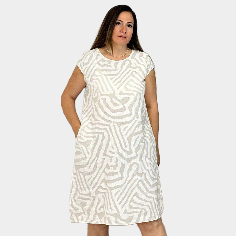 Inés – Vestido camiseta holgado casual