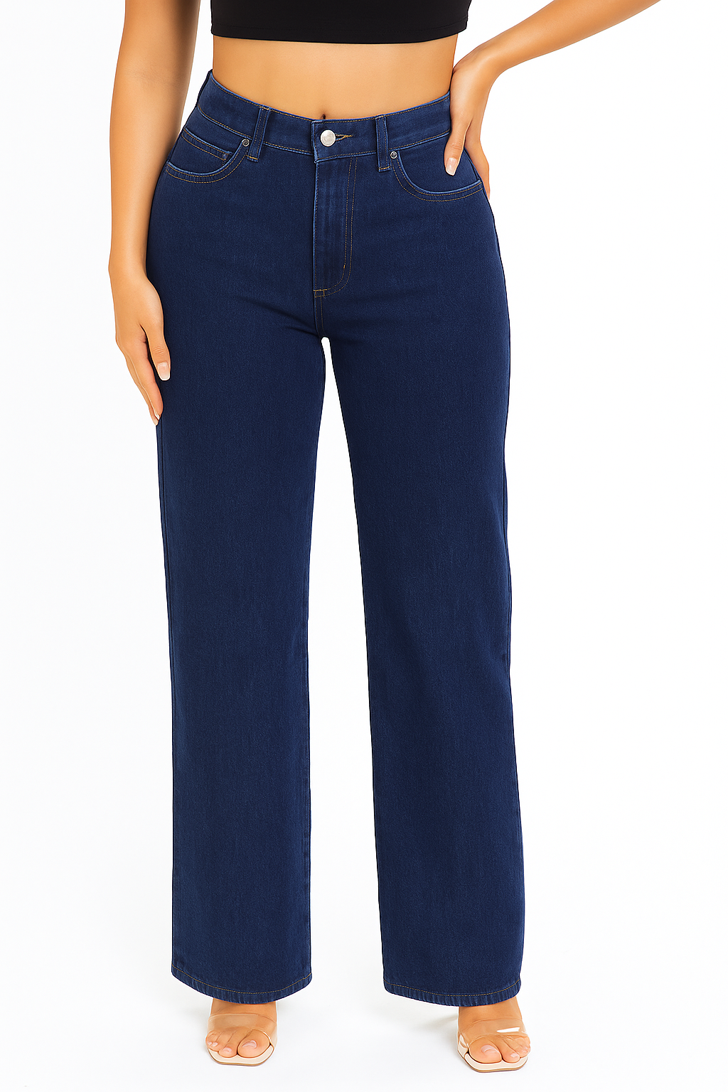 Verónica – Jeans realce de curvas cintura alta