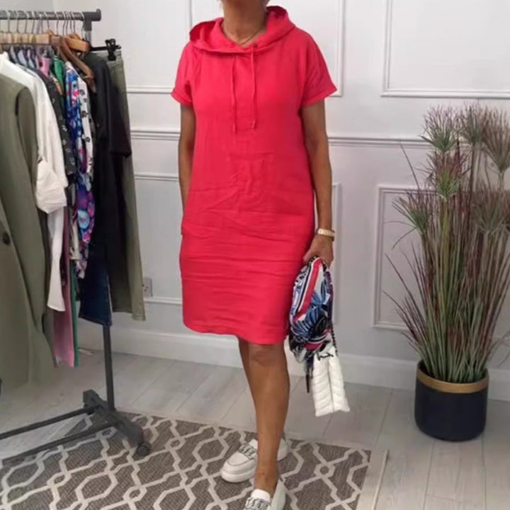 Vestido hoodie holgado