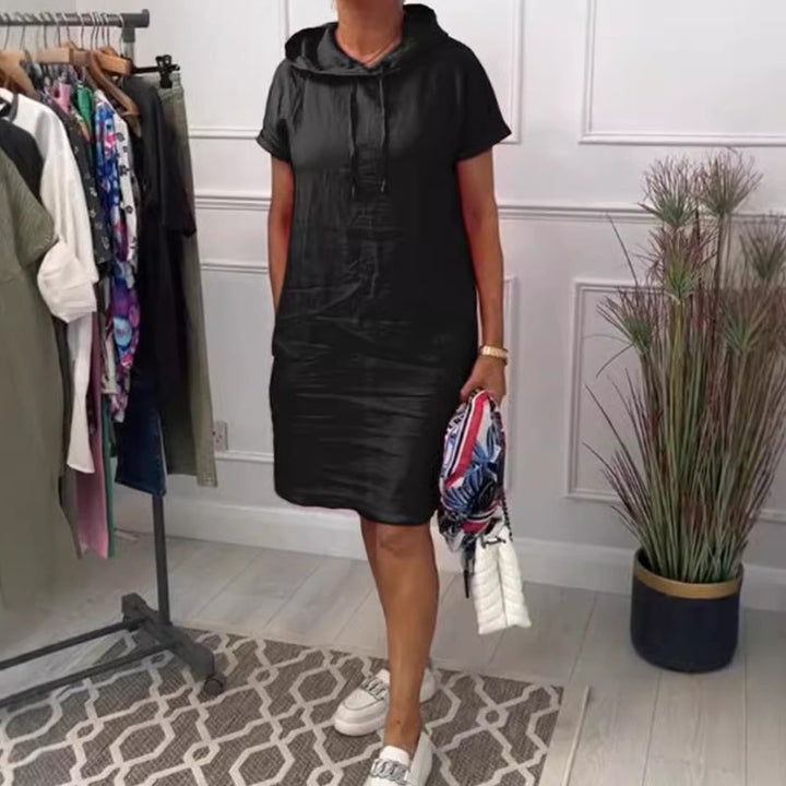Vestido hoodie holgado