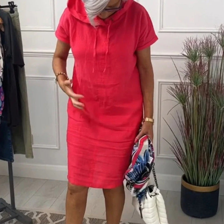 Vestido hoodie holgado