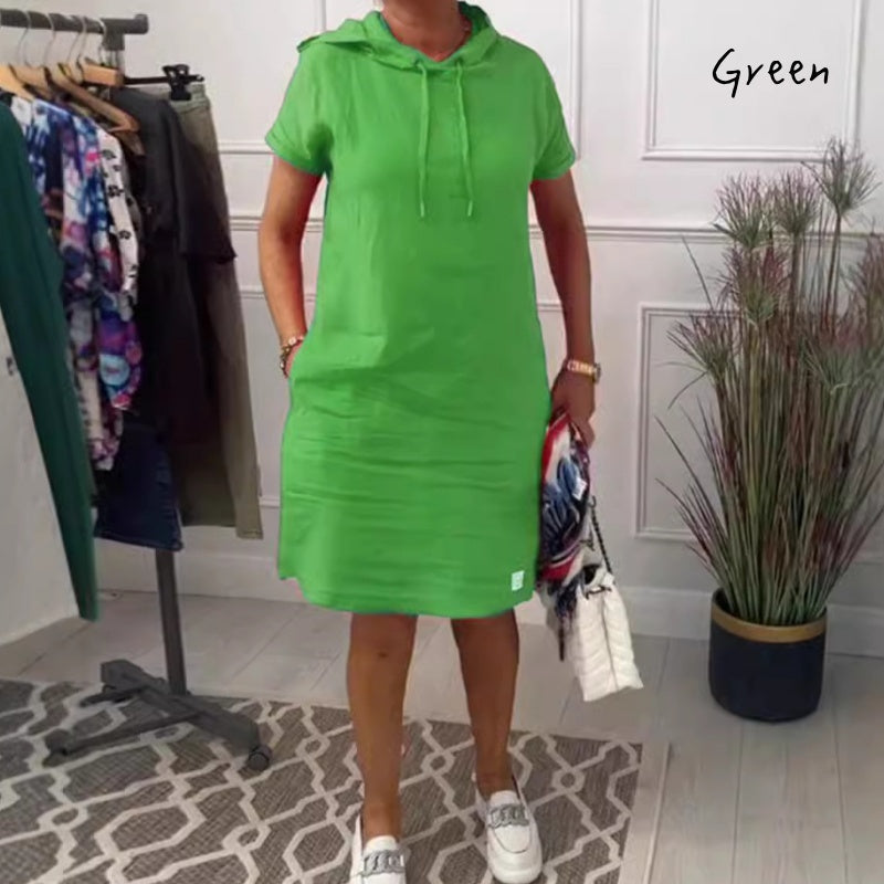 Vestido hoodie holgado