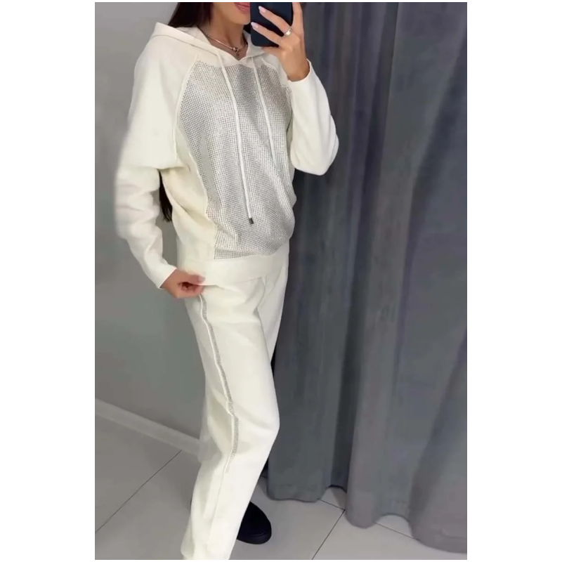 Conjunto de 2 piezas - Sudadera con capucha y pantalón de jogging con puños