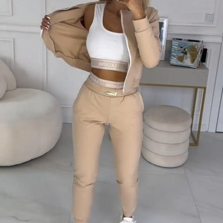 Carlota  - Conjunto con cremallera de 3 piezas para mujer
