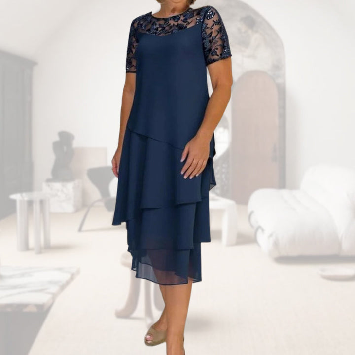Elegante vestido de encaje
